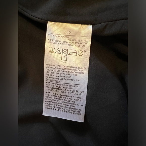 Banana Republic Factory Linen-Blend Midi Skirt - Size 12 - Picture 7 of 10